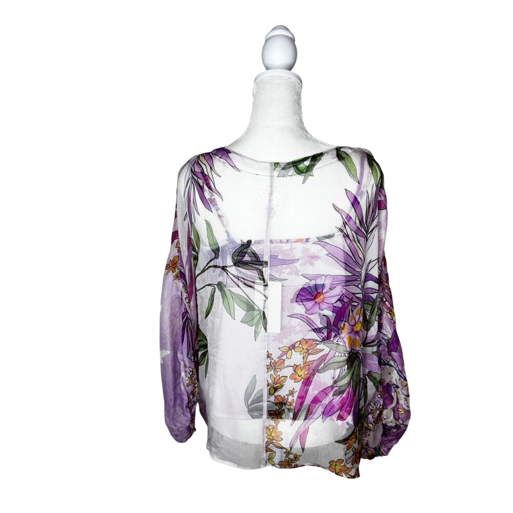 JOHNNY WAS Harlyn Button Front Blouse Dallia Size Small NWT - Picture 4 of 9